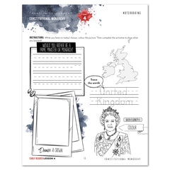 Canadian Government Homeschool Unit Study Digital Early Reader Student Book Daily Lesson 4 Notebooking