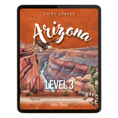 Arizona Fifty States Homeschool Unit Study Digital Student Book Level 3 Cover