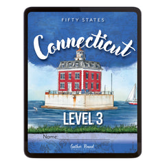 Connecticut Fifty States Homeschool Unit Study Digital Student Book Level 3 Cover