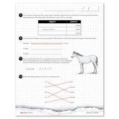 Measurement Step 3 modular math homeschool printed book module 4 review