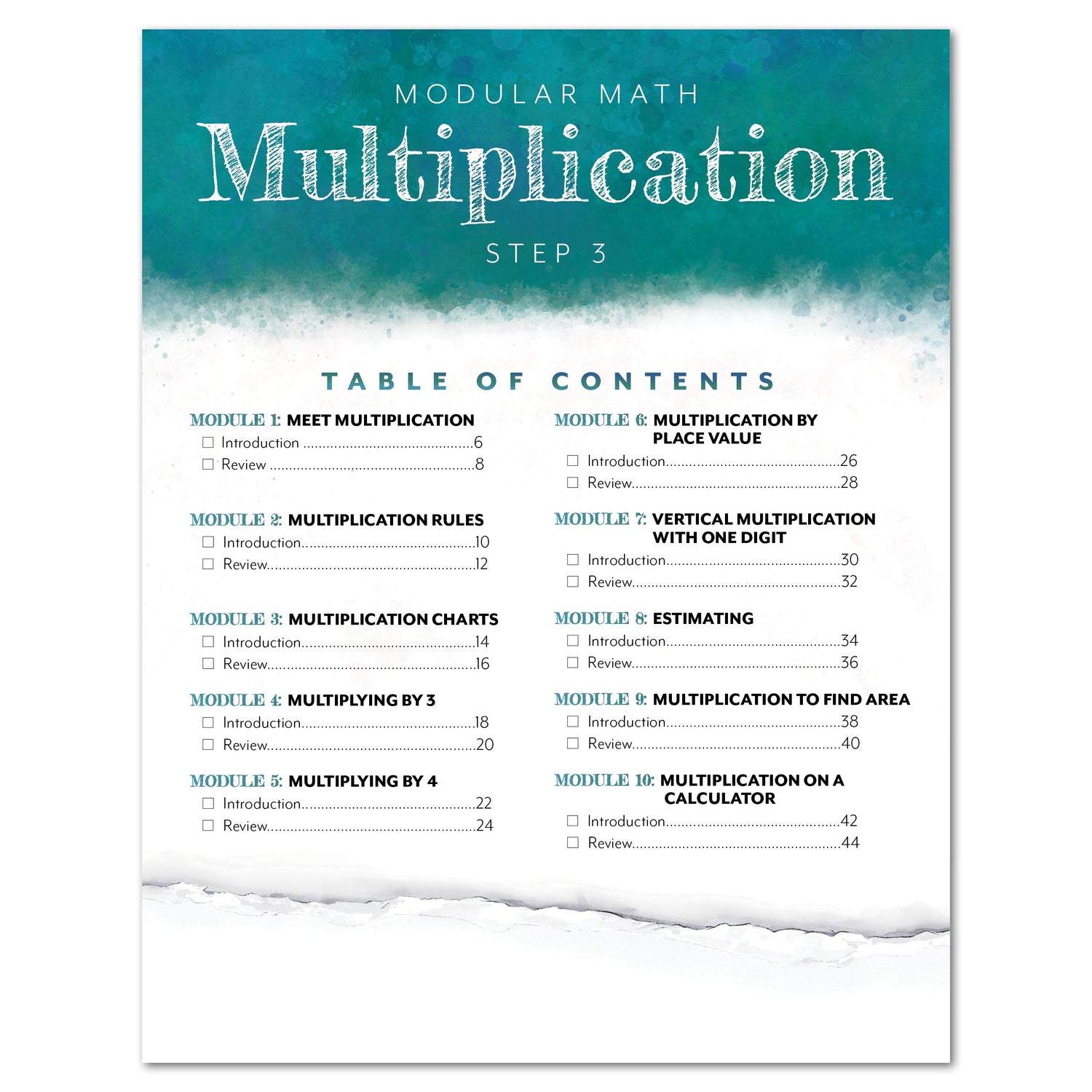 Modular Math: Multiplication (Digital)