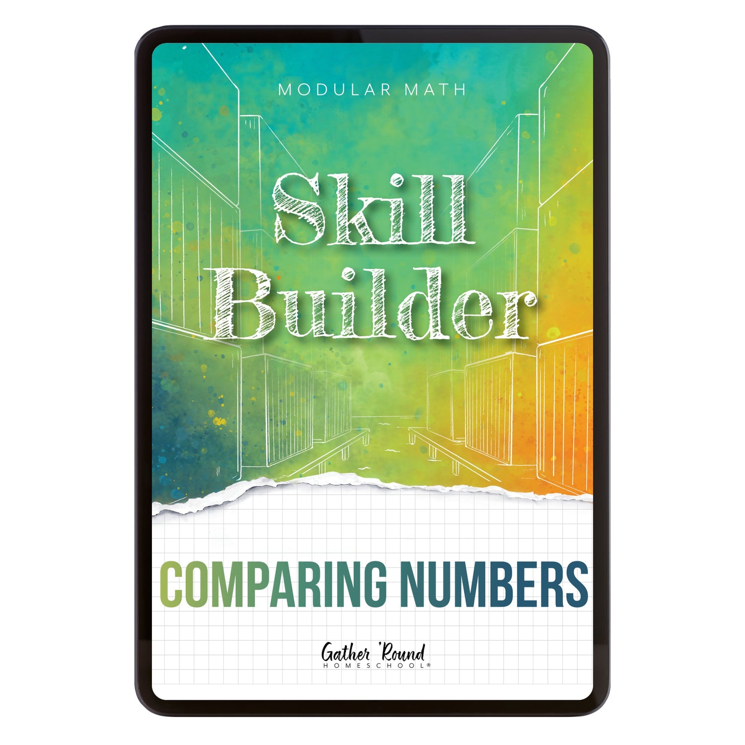 Number Sense Modular Math Step 3 digital skill builder comparing numbers