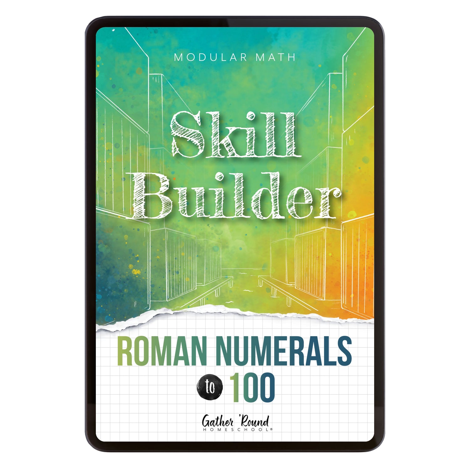 Number Sense Modular Math Step 3 digital skill builder roman numerals to 100