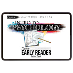 Psychology homeschool unit study digital student seatwork  journal cursive early reader 