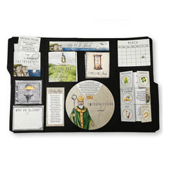 St. Patrick's Day homeschool unit study, digital lapbook 