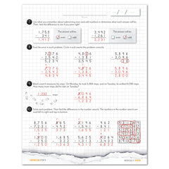 Subtraction Modular Math step 3 printed book module 4 review