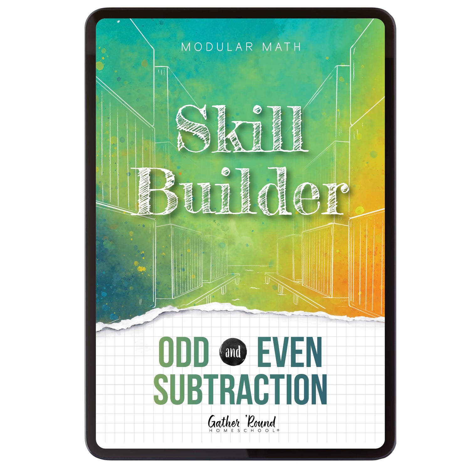 Subtraction Modular Math Step 3 digital skill builder odd and even subtraction