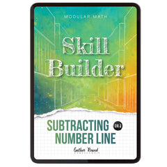 Subtraction Modular Math Step 3 digital skill builder subtracting on a number line