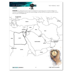 US History 6: History of Tomorrow Homeschool Unit Study Digital Early Reader Student Book Lesson 2 The Middle East