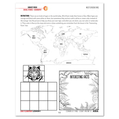 Asia Homeschool Unit Study Digital Early Reader Student Book Lesson 1 Page