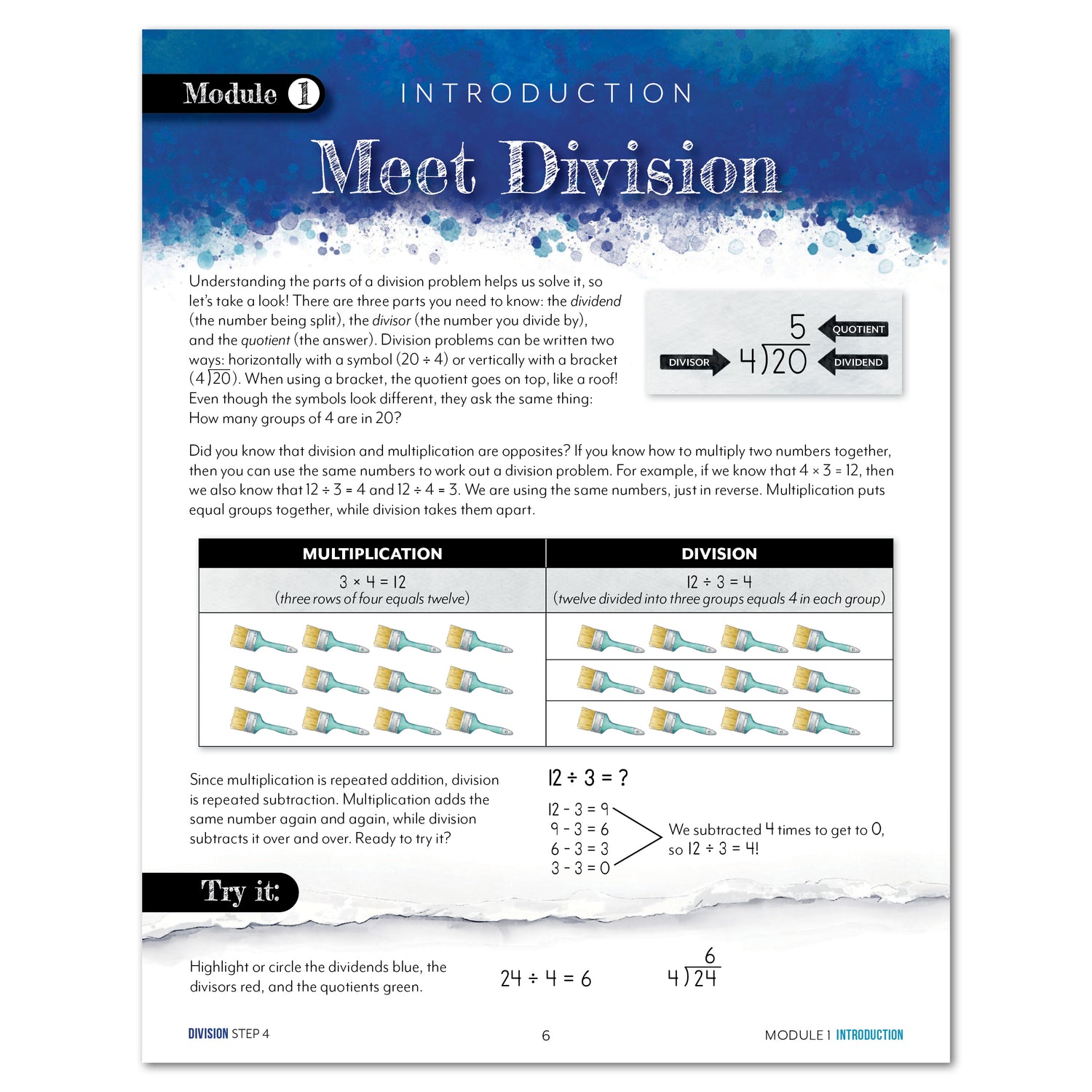 Modular Math: Division (Digital)