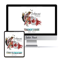 Indigenous Peoples homeschool unit study digital student book bundle early elementary and teacher's guide