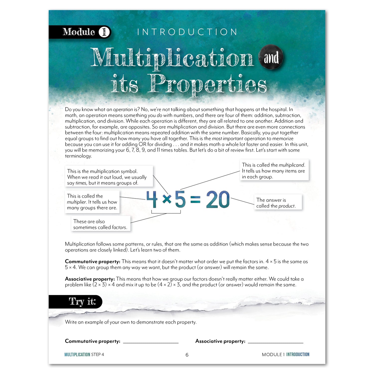 Modular Math: Multiplication (Digital)