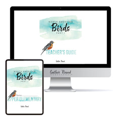 North America Birds part 1 homeschool unit study digital student workbook Upper Elementary with Teacher's Guide 