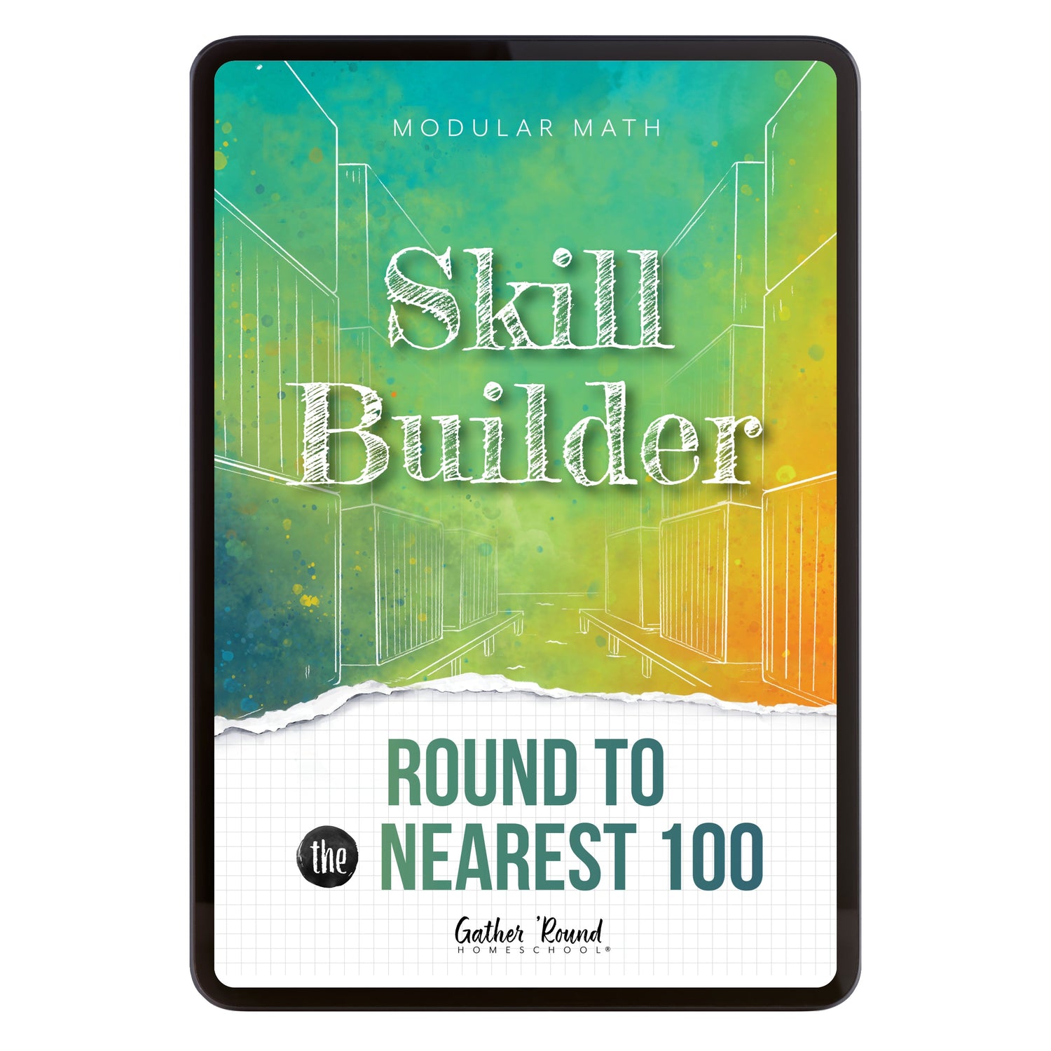 Number Sense Modular Math Step 4 digital skill builder round to the nearest 100