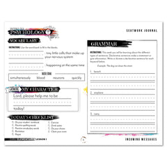 Psychology homeschool unit study digital student seatwork  journal manuscript early elementary worksheet