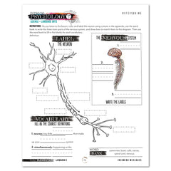 Psychology homeschool unit study digital student workbook in early elementary with teacher's guide bundle notebooking worksheet