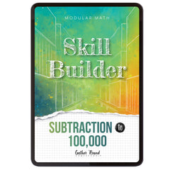 Subtraction Modular Math Step 4 digital skill builder subtraction to 100,000