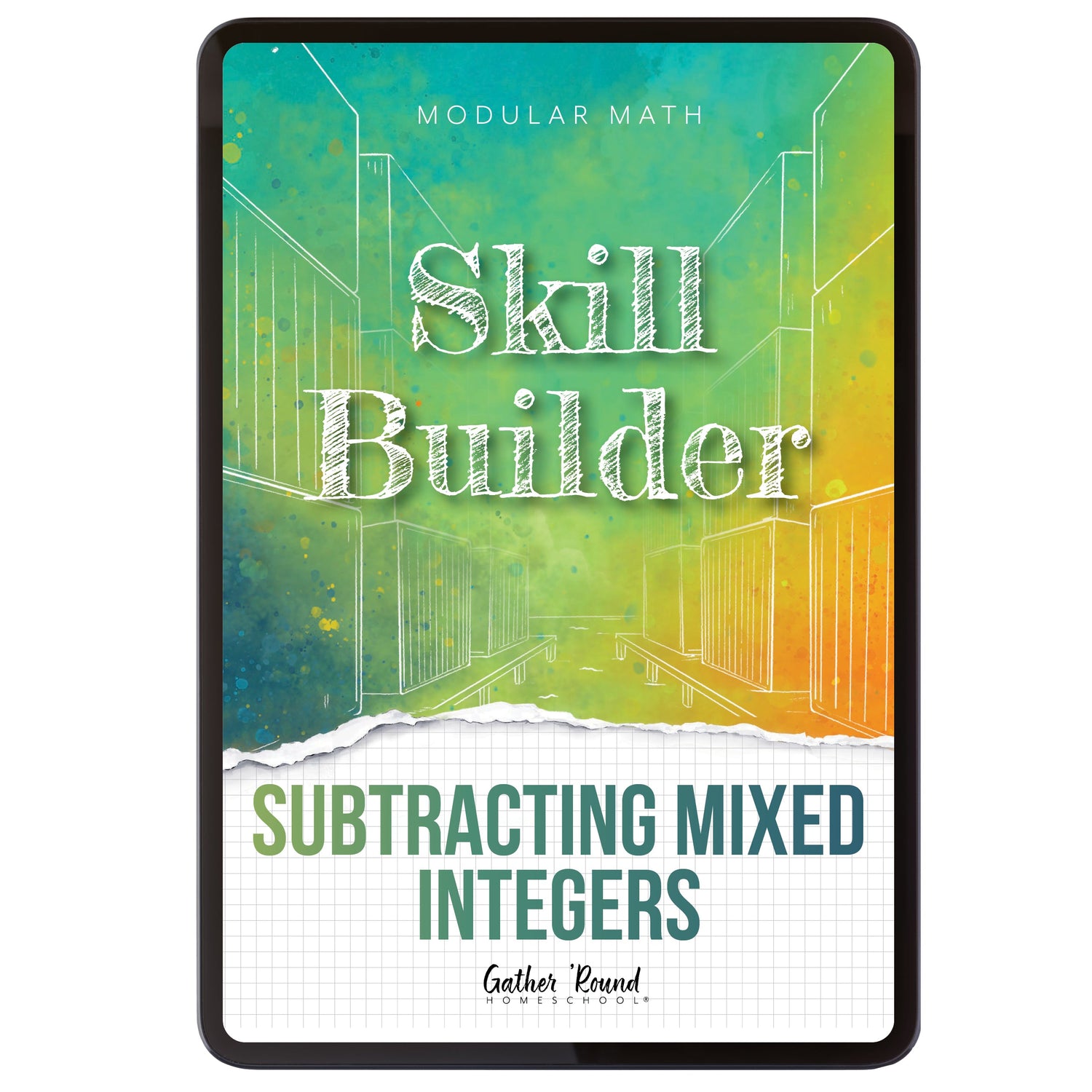 Subtraction Modular Math Step 4 digital skill builder subtracting mixed integers