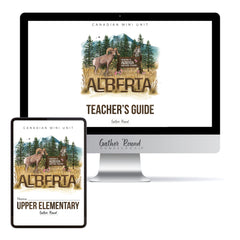 Alberta homeschool unit study upper elementary digital student book