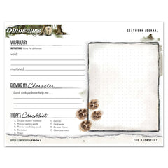 Dinosaurs Homeschool Unit Study Digital Seatwork Journal Manuscript Upper Elementary Lesson 1 Vocabulary