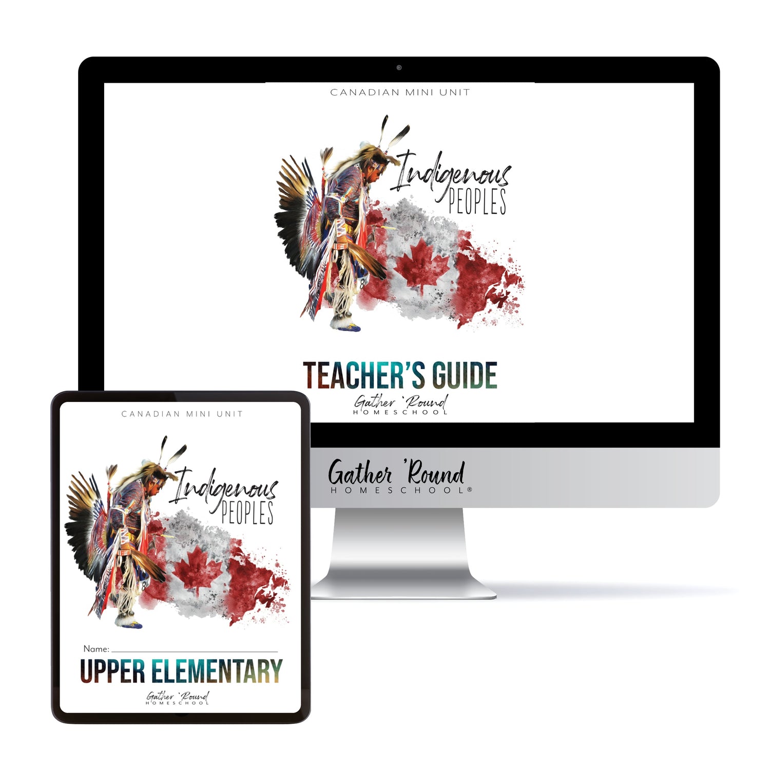 Indigenous Peoples  homeschool unit study digital student book bundle upper elementary and teacher's guide