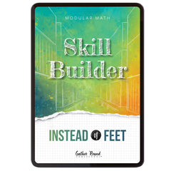 Measurement Step 5 modular math homeschool digital skill builder instead of feet