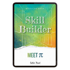 Number Sense Modular Math Step 5 digital skill builder meet pie