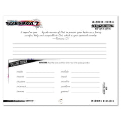 Psychology homeschool unit study digital student seatwork  journal cursive in  upper elementary worksheet
