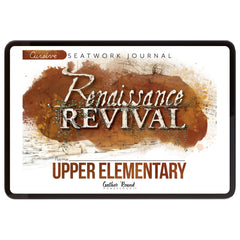 Renaissance and Revival Homeschool Unit Study Digital Seatwork Journal Cursive Upper Elementary 