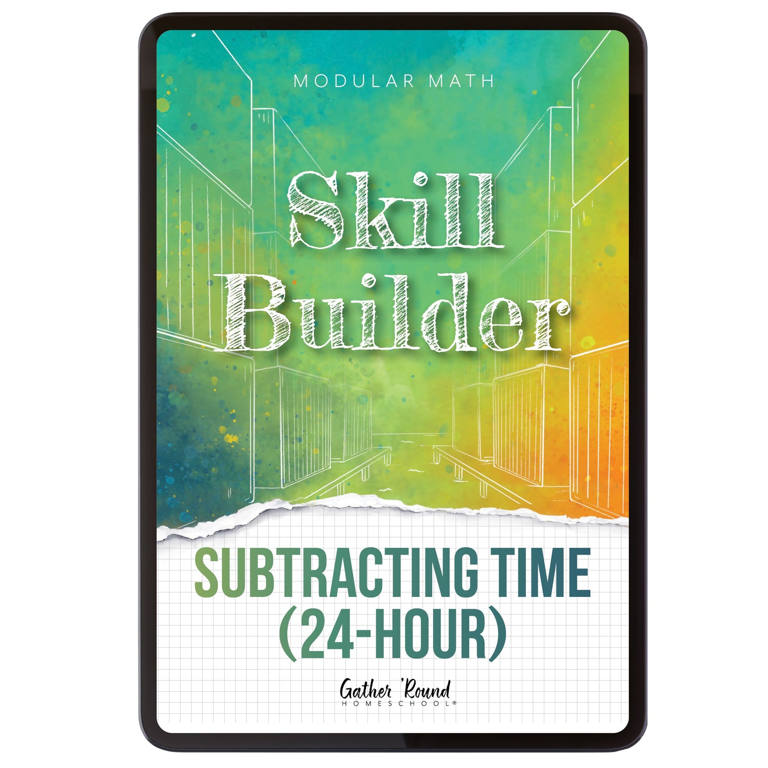 Subtraction Modular Math Step 5 digital skill builder subtracting time (24 hour)