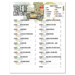 US History 4: War & Reformation:  Homeschool Unit Study Digital Upper Elementary Student Book Table of Contents