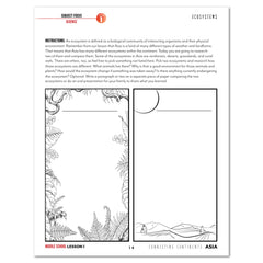 Asia Homeschool Unit Study Digital Middle School Lesson 1 Page