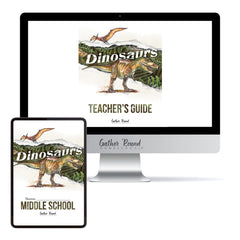 Dinosaurs Homeschool Unit Study Digital Bundle Teacher's Guide and Middle School Student Book