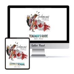 Indigenous Peoples homeschool unit study digital student book bundle middle school and teacher's guide