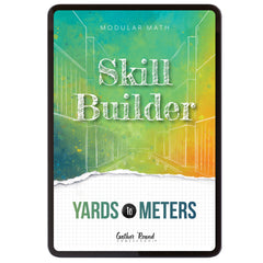 Measurement Step 6 modular math homeschool digital skill builder yards to meters