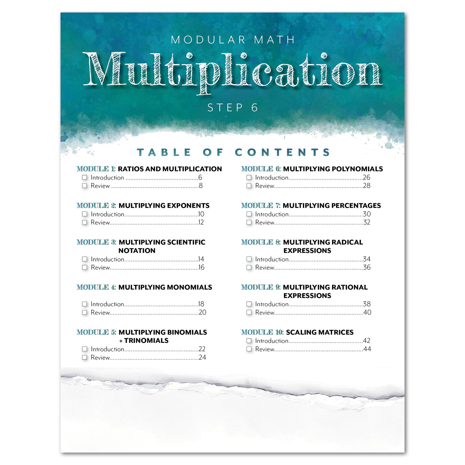 Modular Math: Multiplication (Digital)