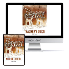 Renaissance and Revival Homeschool Unit Study Printed Digital Bundle Teacher's Guide and Middle School Student Book