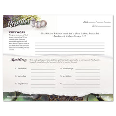 Reptiles homeschool unit study digital student seatwork journal in cursive for Middle School  worksheet 