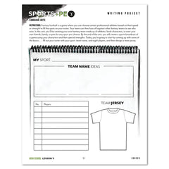 Sports + PE homeschool unit study digital student workbook High School with Teacher's Guide bundle writing project