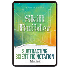Subtraction Modular Math Step 6 digital skill builder subtracting scientific notation