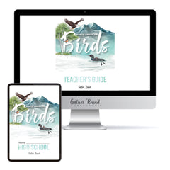North American Birds part two homeschool unit study digital student workbook high school with teacher's guide bundle 