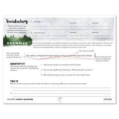 North American Forest Animals homeschool unit study digital student seatwork journal in manuscript for high school lesson one