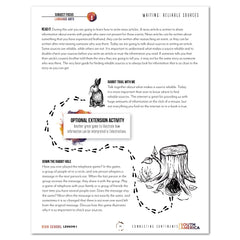 South America homeschool unit study digital student workbook in High School with Teacher's Guide combo wirting reliable sources