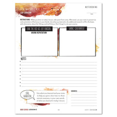 US History 1: A New World: Begining-1763 Homeschool Study Unit Digital High School Student Book Lesson 5 Notebooking