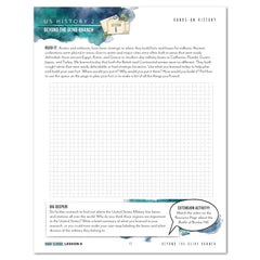 US History 2: Rise to Independence: 1763-1815 Homeschool Study Unit Digital High School Student Book Lesson 6 Hands-On History