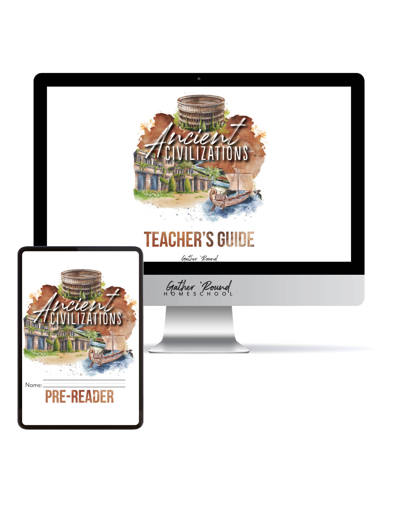Ancient Civilizations homeschool unit study digital pre reader student book