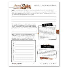 Ancient Civilizations homeschool unit study printed high school student book lesson 1
