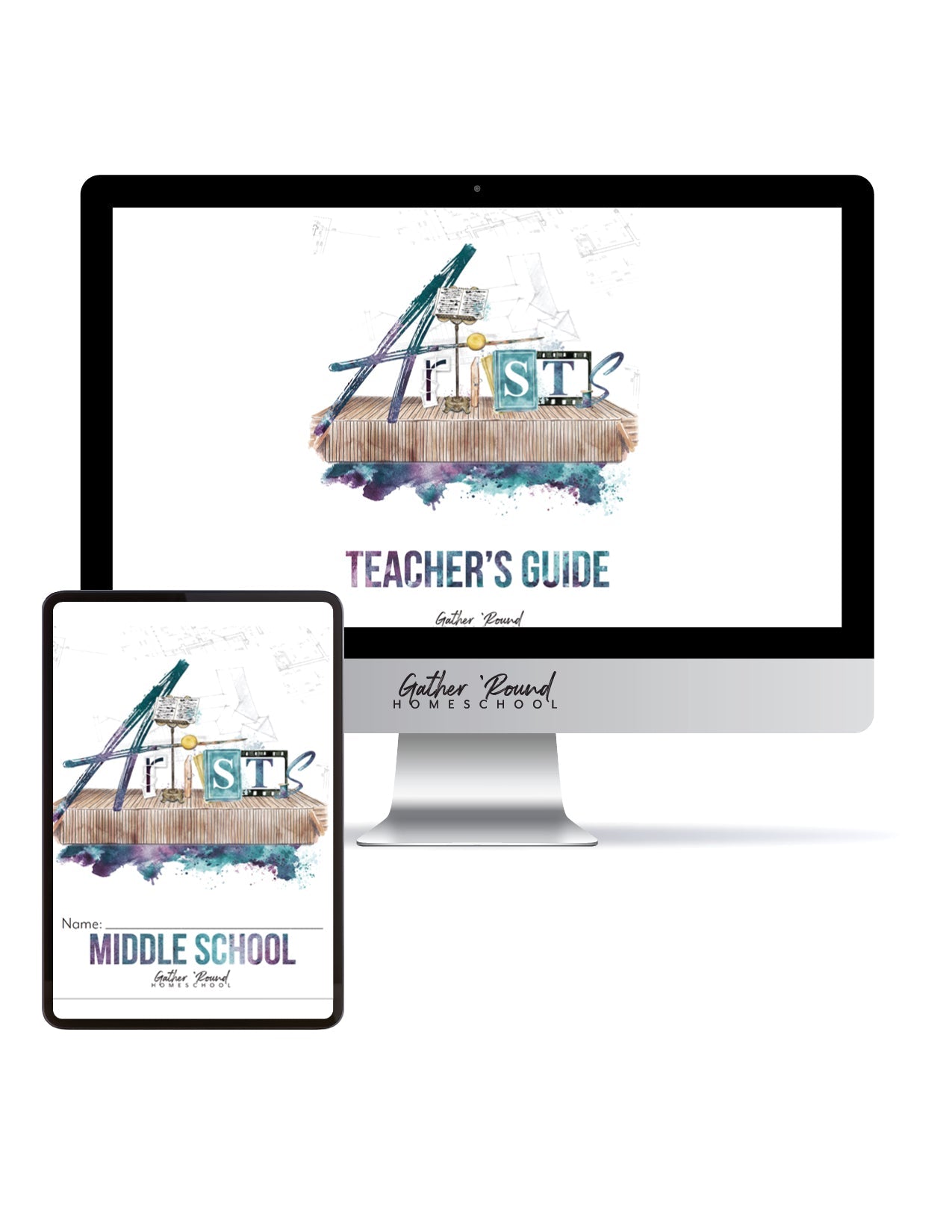 Artist Homeschool Unit Study Digital Teacher's Guide and Middle School Bundle
