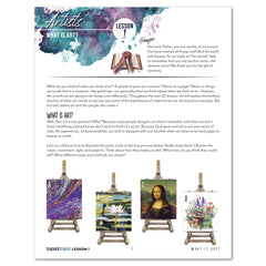 Artist Homeschool Unit Study Digital Teacher's Guide Lesson 1 Part 1